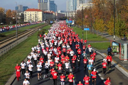 Bieg niepodległości w Warszawie ruszy 11 listopada dokładnie o godzinie 11:11