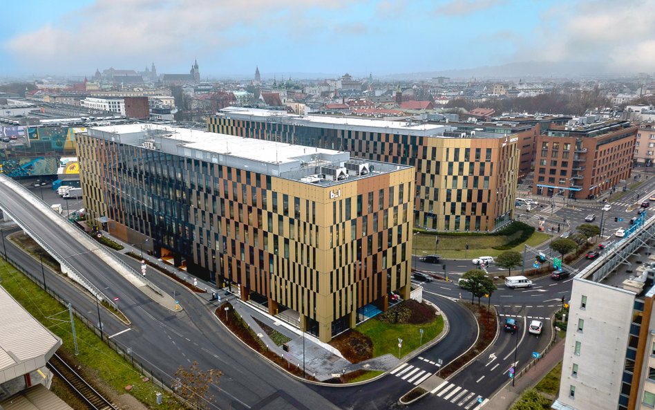Za dwa budynki kompleksu High 5ive w centrum Krakowa Stena zapłaciła Grupie Skanska 66,7 mln euro. T