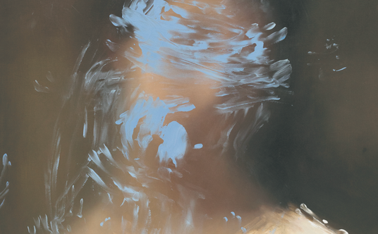 „Softly Disappear”, Lia Kimura, 2021, olej na płótnie, 100 x 80 cm