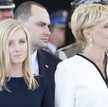 Kinga Duda z mamą Agatą Kornhauser-Dudą podczas uroczystości państwowej