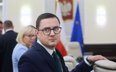 Minister energii Miłosz Motyka podczas posiedzenia rządu w Kancelarii Prezesa Rady Ministrów