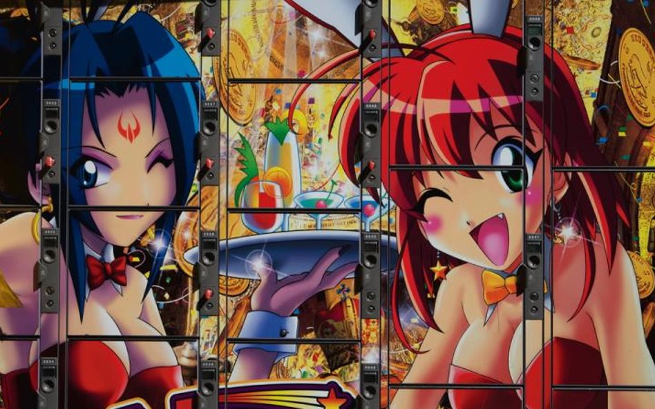 Baza taksówek w dzielnicy Akihabara. Na szafkach zamiast tradycyjnych „dziewczyn z rozkładówek” – an