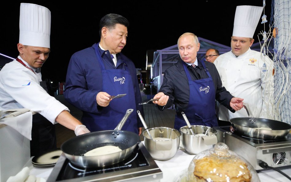 Xi Jinping i Władimir Putin