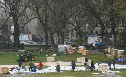 Nowy Jork: W Central Parku powstał tymczasowy szpital