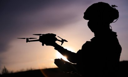 Ukraiński operator drona