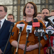 Pzredstawiciele Solidarnej Polski, od lewej m.in. Zbigniew Ziobro i Anna Siarkowska