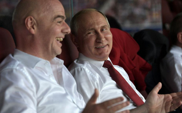 Szef FIFA Gianni Infantino i prezydent Władimir Putin