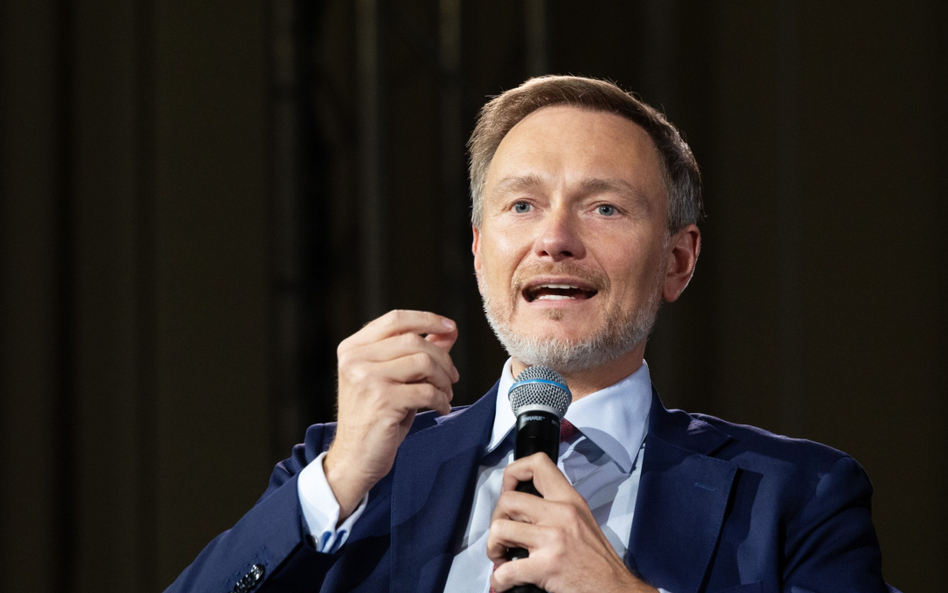 Minister finansów Niemiec Christian Lindner