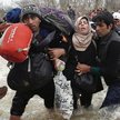 Imigranci koło Idomeni na granicy Grecji z Macedonią