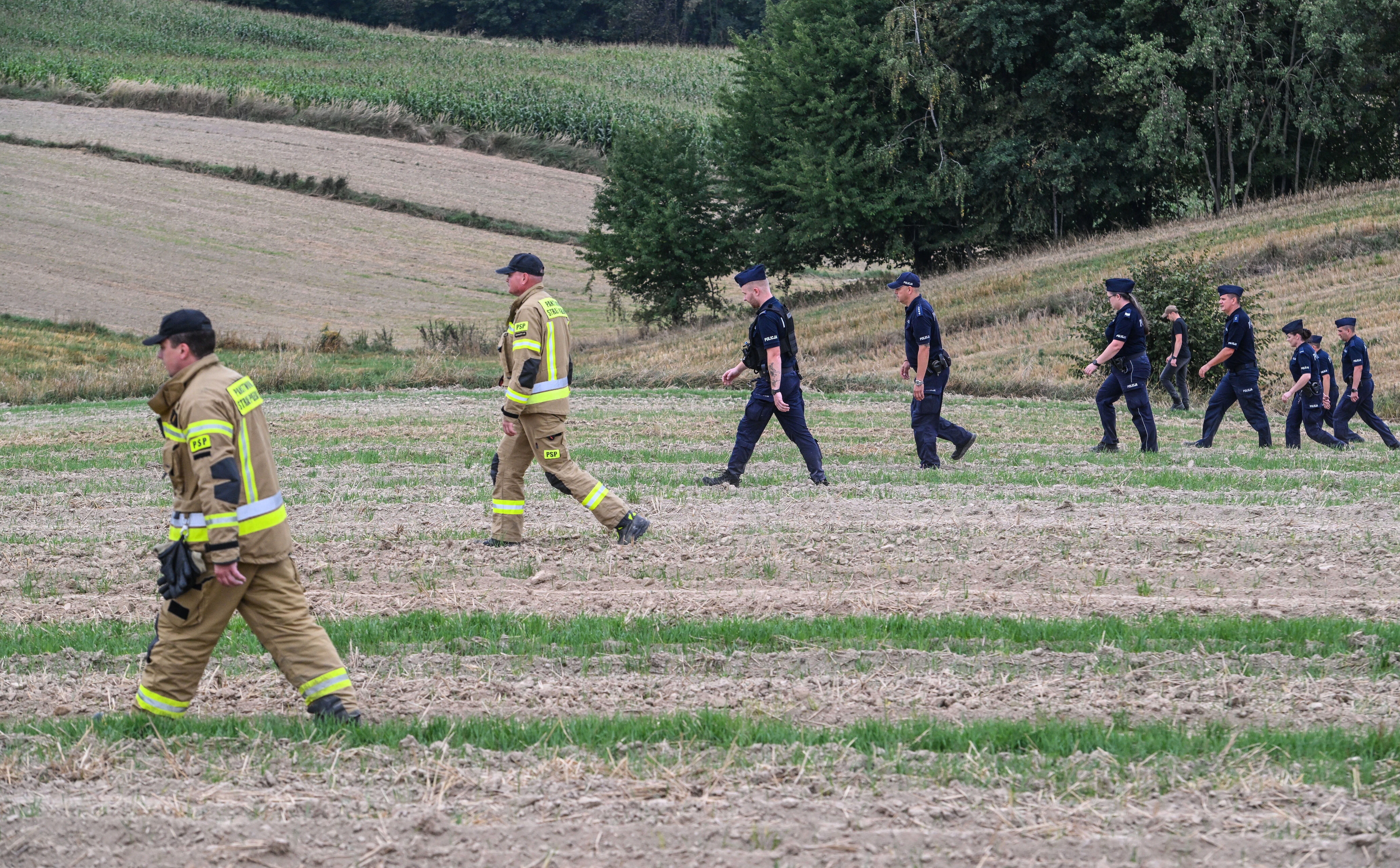 Niezidentyfikowany obiekt latający spadł w pobliżu granicy Polski z Białorusią