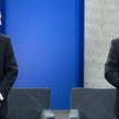 Radosław Sikorski i Bronisław Komorowski w BUW