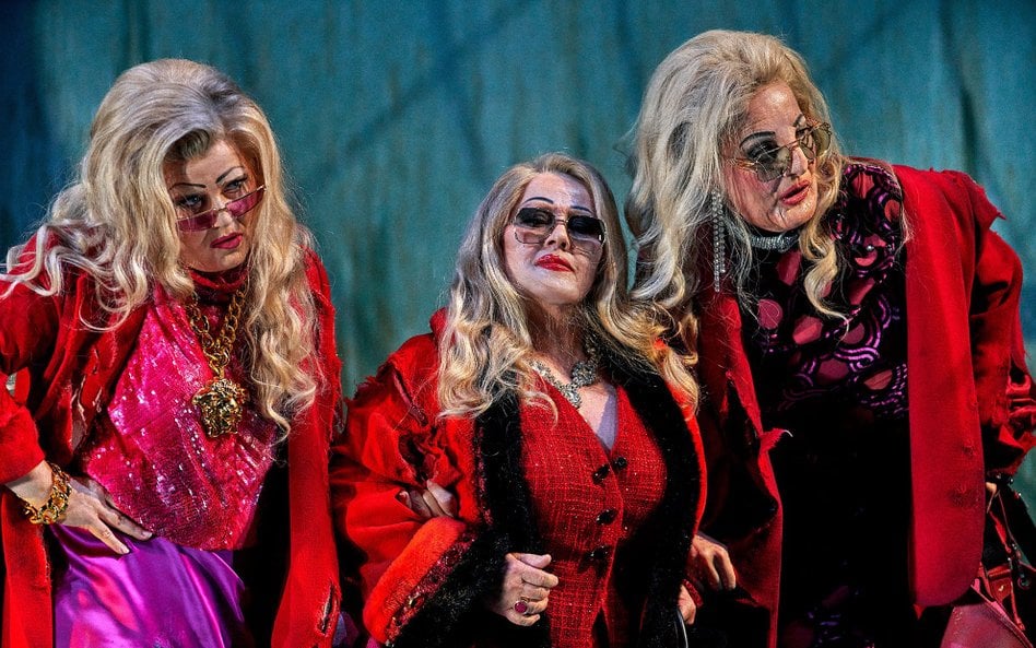 Córy Renu w „Pierścieniu Nibelunga” w inscenizacji Valentina Schwarza, Bayreuth 2024 r.