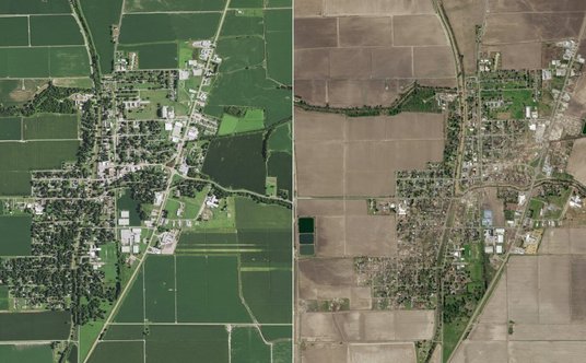 Rolling Fork w lipcu 2022 i po przejściu tornado