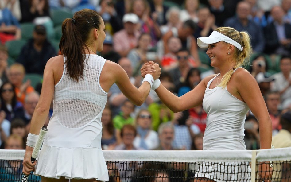 Wimbledon: Agnieszka Radwańska - Kateryna Kozłowa 6:2, 6:1