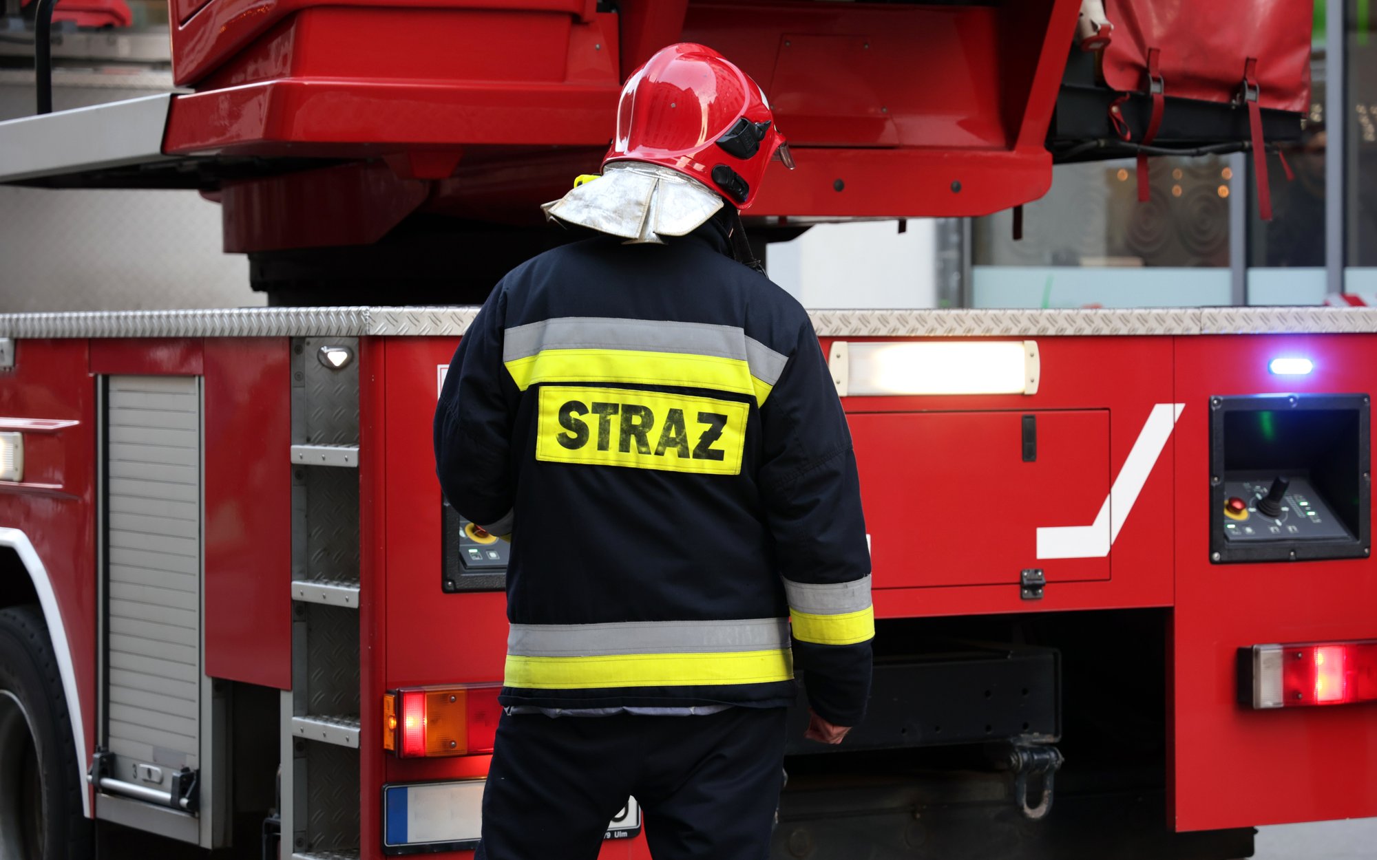 Pożar chińskiego marketu w Czersku. Trwa akcja gaśnicza