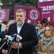Współprzewodniczący partii Razem Adrian Zandberg (L) oraz przewodnicząca KP Razem Marcelina Zawisza 