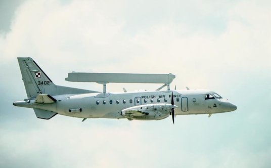 Saab 340 AEW może przebywać w powietrzu nawet pięć godzin