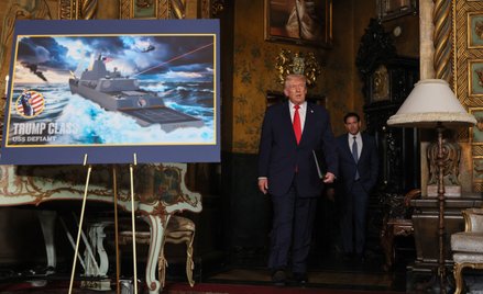 Donald Trump zaprezentował okręt nowego typu