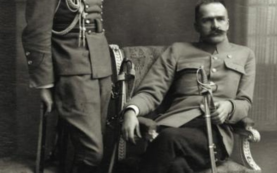 Józef Piłsudski i Bolesław Wieniawa-Długoszowski w marcu 1916 roku