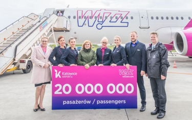 20 milionów pasażerów Wizz Aira w Katowicach