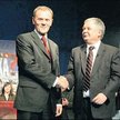 Donald Tusk i Lech Kaczyński przed wyborami prezydenckimi w 2005 r. spotykali się na telewizyjnych d