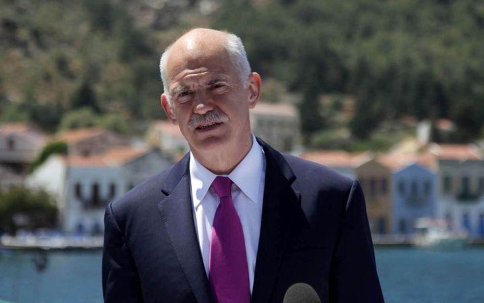 Grecki premier George Papandreou