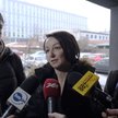 Nauczycielki: Małgorzata Rybak, Katarzyna Gwóźdź, Aleksandra Piotrowska podczas konferencji prasowej