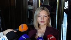 Kandydatka KO i PSL na prezydenta miasta Monika Piątkowska podczas wieczoru wyborczego w swoim sztab