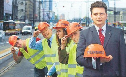 Krzysztof Tyszkiewicz chce w kampanii chwalić się inwestycjami PO w stolicy, np. torowiskiem w Al. J