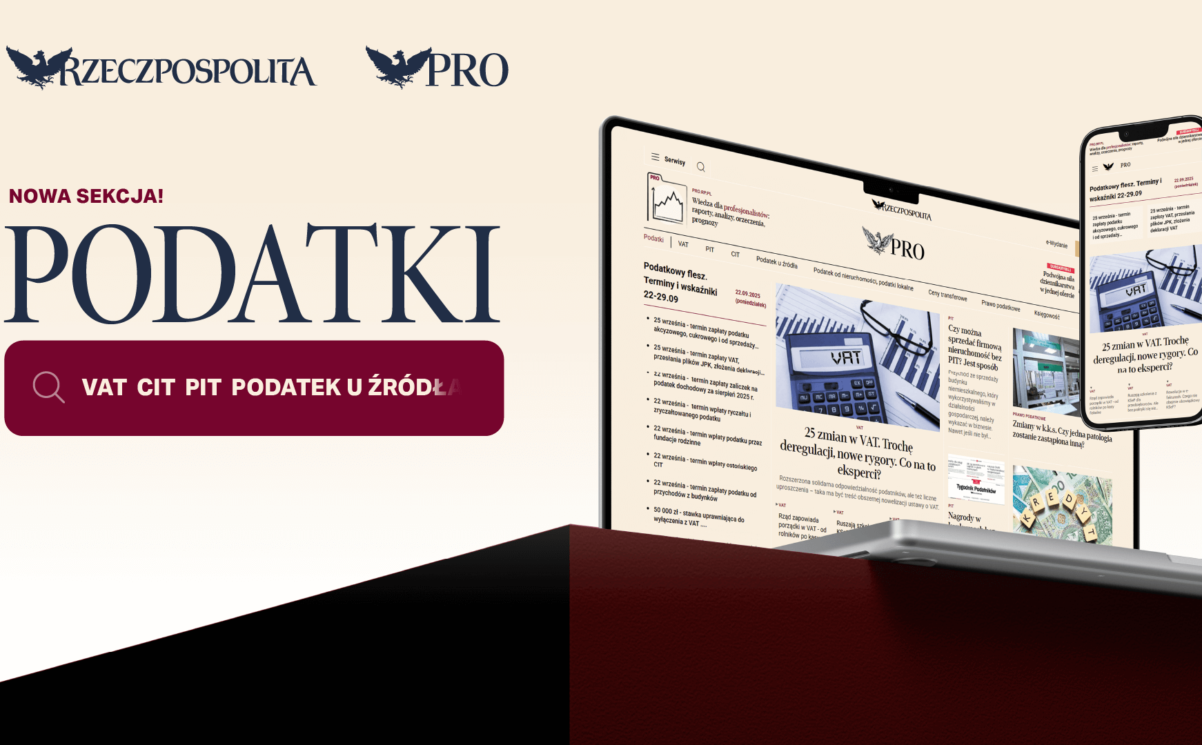 „Rzeczpospolita” rozwija PRO.RP.PL. Rusza nowa sekcja „Podatki”