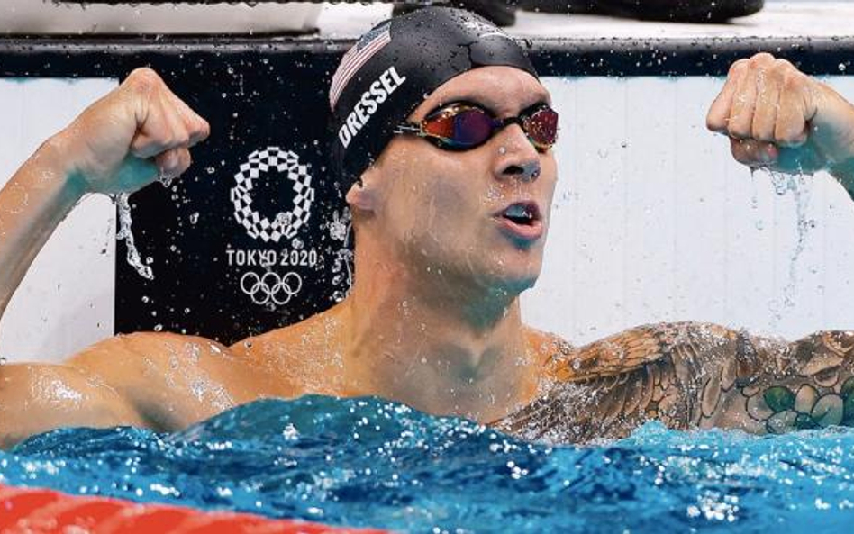 Caeleb Dressel zdobył w Tokio pięć złotych medali
