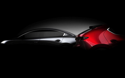 Pierwszy teaser nowej Mazdy 3, udostępniony przez firmę / fot. Mazda