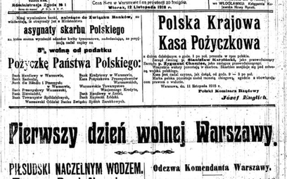 12 listopada gazeta zamieściła tytuł – „Pierwszy dzień wolnej Warszawy”, nie precyzując, do jakiej d