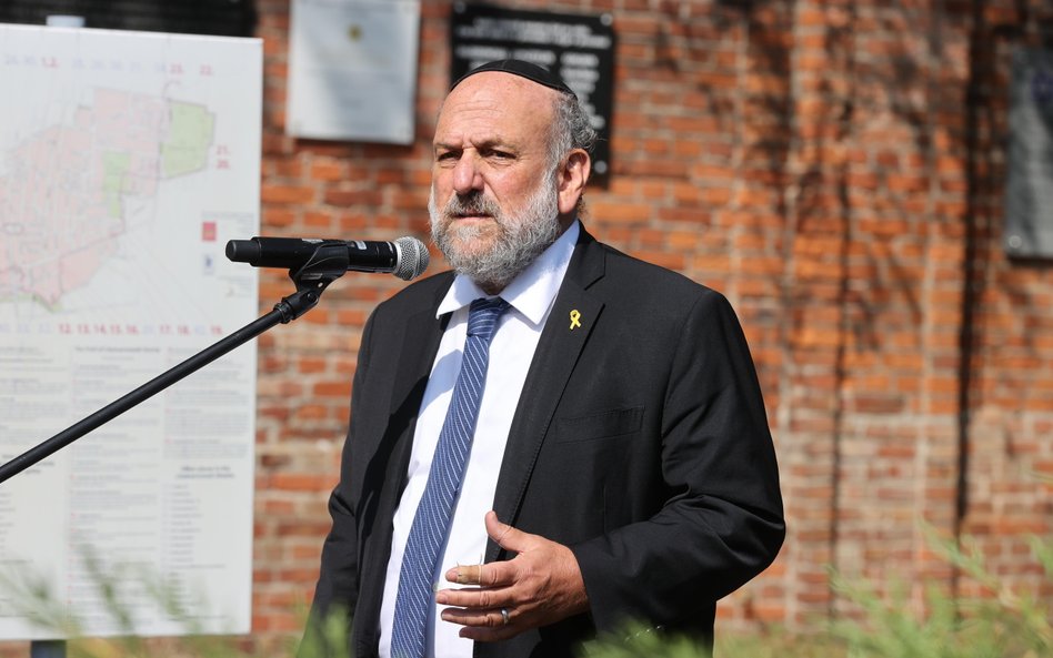 Naczelny rabin Polski Michael Schudrich