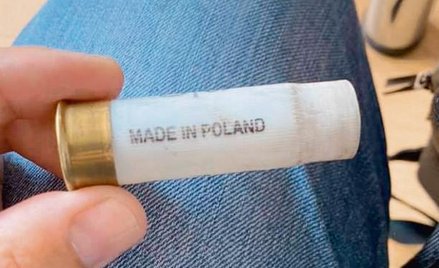 Łuska z polskiego pocisku znaleziona w Mińsku