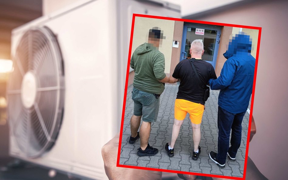 Warszawscy policjanci zatrzymali mężczyznę podejrzanego o oszustwo przy sprzedaży pompy ciepła