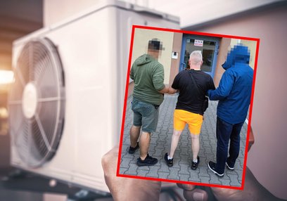 Warszawscy policjanci zatrzymali mężczyznę podejrzanego o oszustwo przy sprzedaży pompy ciepła
