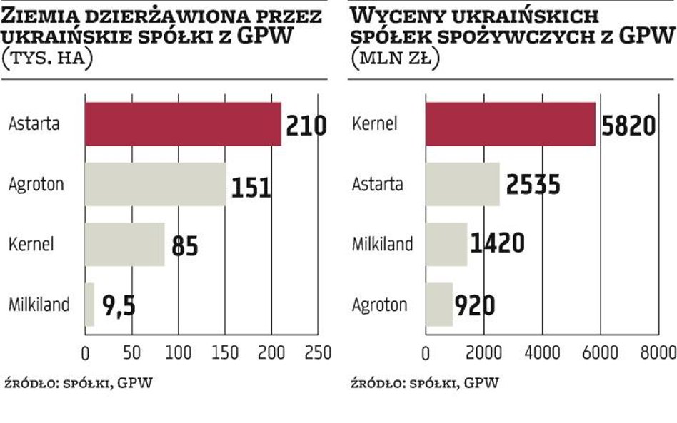 Spółki z GPW skupią ukraińską ziemię?