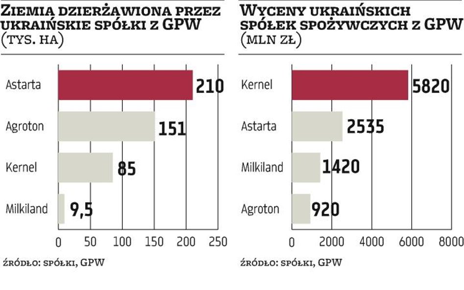 Spółki z GPW skupią ukraińską ziemię?