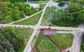 Zbiorniki wodne w Parku Szymańskiego są zarybiane bez wiedzy urzędu dzielnicowego