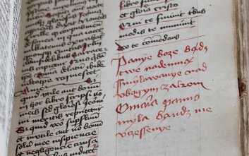 Rękopisy sprzed pięciu i sześciu stuleci przypominają nam, że język nie jest martwym, skamieniałym s