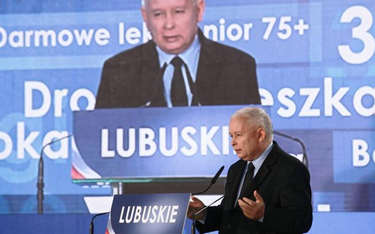 Prezes PiS Jarosław Kaczyński podczas konwencji wojewódzkiej w Zielonej Górze 15 września mówił o „l