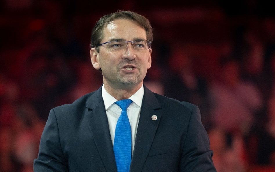 Prezes Polskiego Związku Piłki Siatkowej Sebastian Świderski