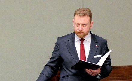 Były już szef resortu zdrowia odpowiadał w Sejmie na pytania dziennikarzy, gdy do rozmowy włączył si
