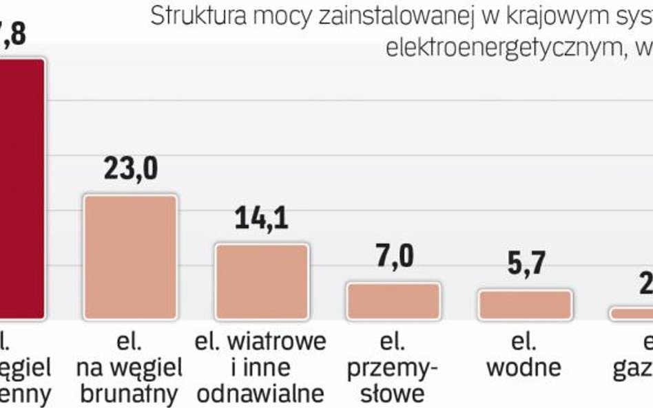 Celem jest 50 procent energii z węgla