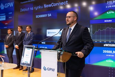 Debiut firmy Scanway na giełdzie