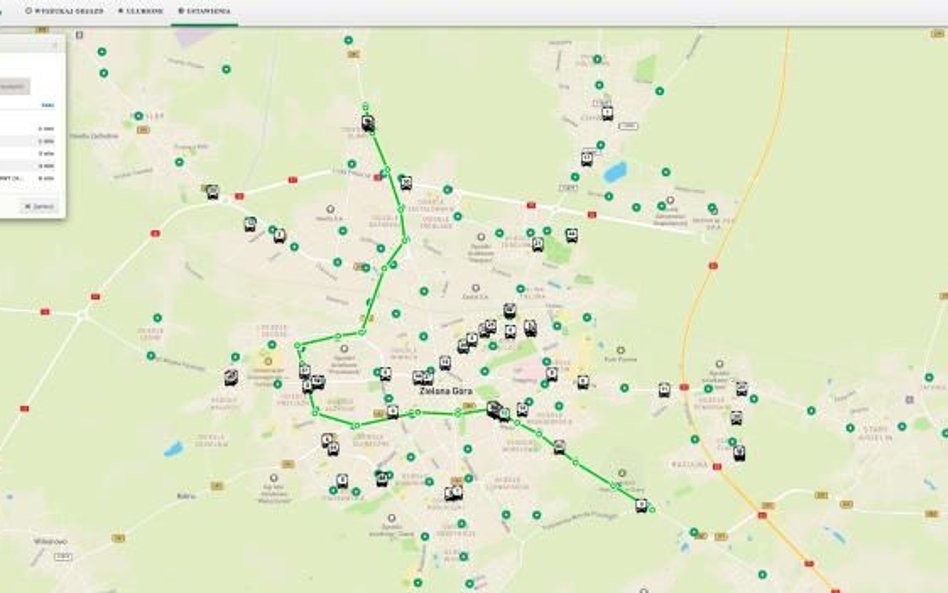 Na mapie można sprawdzić, gdzie aktualnie są autobusy MZK.