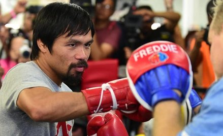 Manny Pacquiao i jego sławny trener Freddie Roach