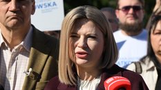 Kandydatka na prezydenta Krakowa, senator KO Monika Piątkowska