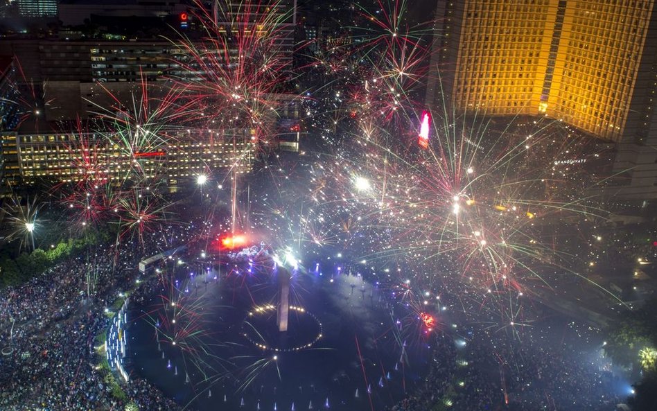 Tak Nowy Rok świętowała Dżakarta